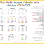 Buffalo Public Schools Calendar For The Year 2023 YearlyCalendars