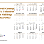 Caldwell County Schools Calendar With Holidays 2023 2024