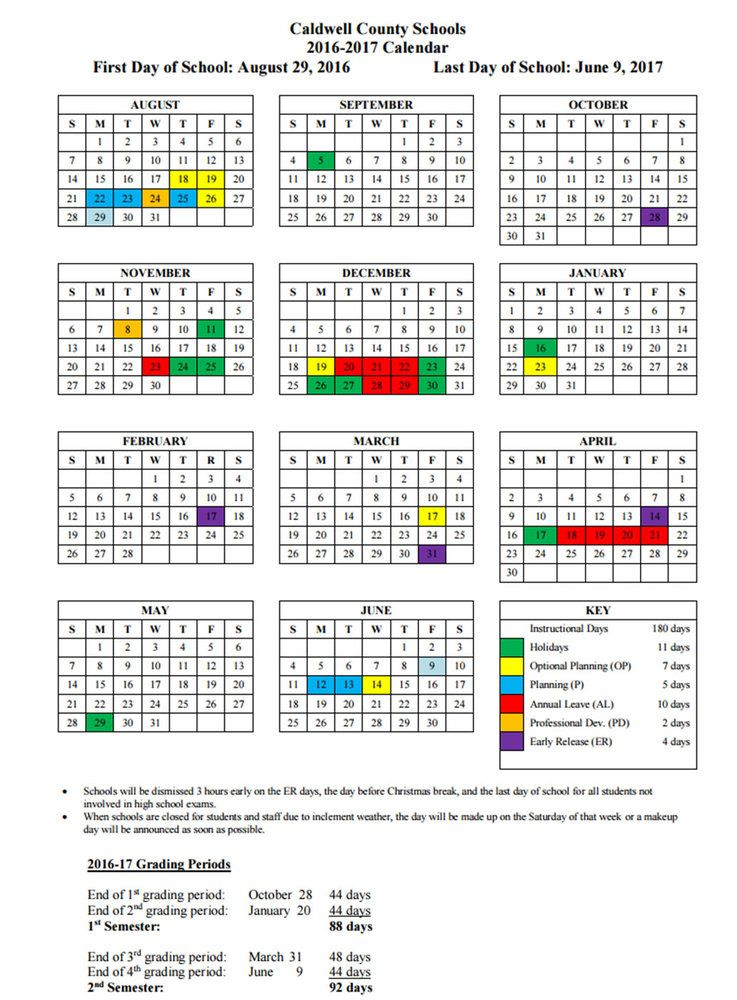 Caldwell Isd Calendar Customize And Print