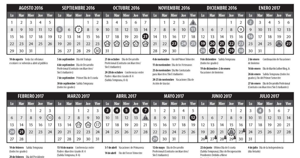 Calendar Edmonds School District Working Calendar