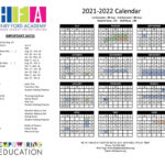 Calendar HFA Alameda School