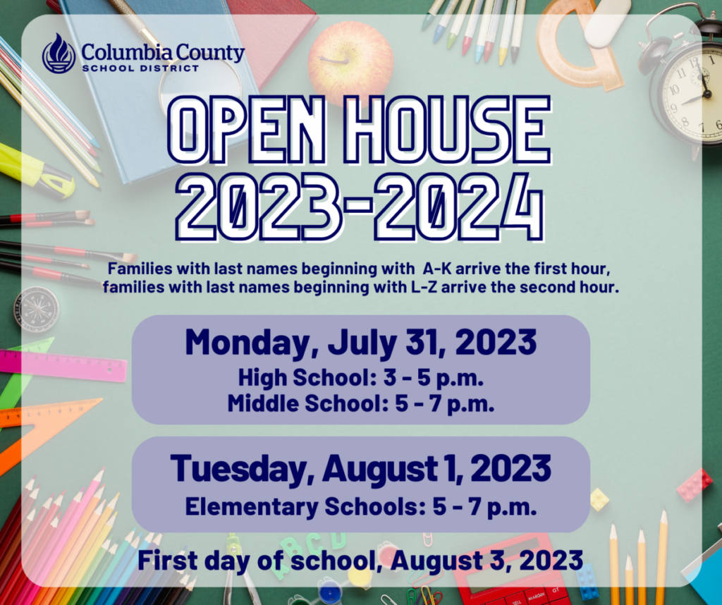 Calendars Information Columbia County Schools