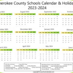 Cherokee County Schools Calendar Holidays 2023 2024