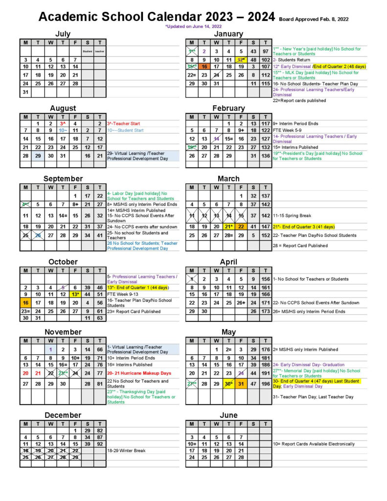 Collier County Public Schools Calendar 2023 2024