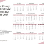 Collier County School Calendar With Holidays 2023 2024