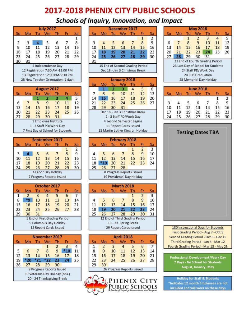 Columbus City Schools Calendar Qualads