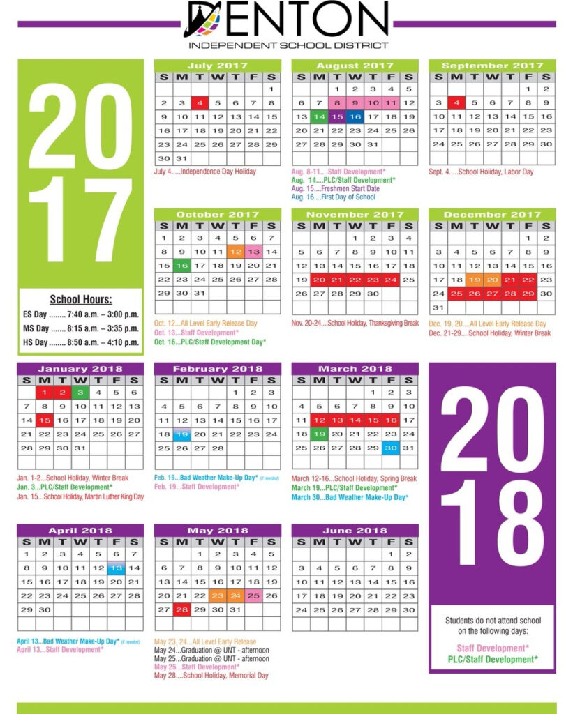 Denton Isd Calendar Qualads