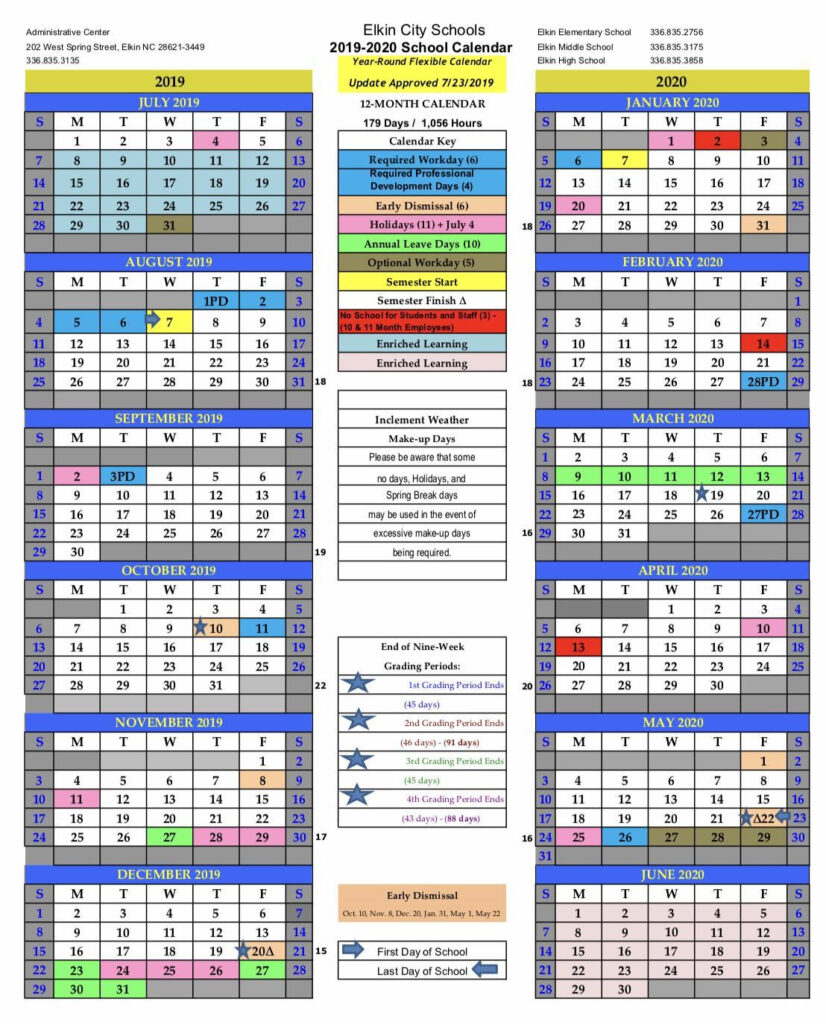 District U46 Calendar Customize And Print
