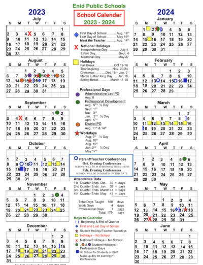 Enid Public School Calendar Enid Buzz