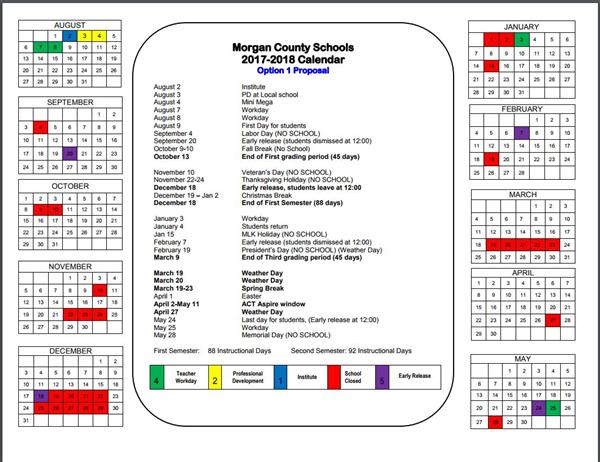 Falkville High School Calendar