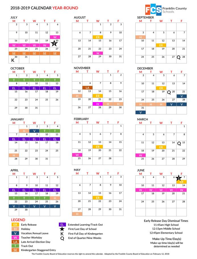 Franklin County Public Schools Va Calendar 2022 Schoolcalendars