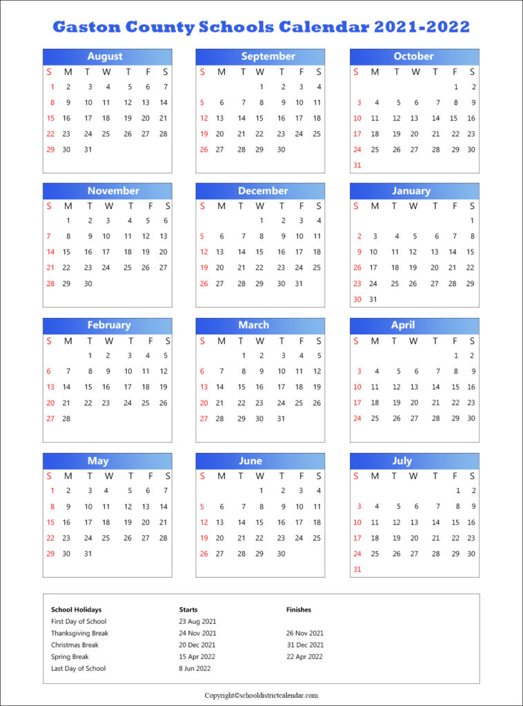 Gastonia Schools Calendar 2022 April Calendar 2022