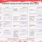 Gwinnett County School Calendar With Holidays 2022 2023 GCPS