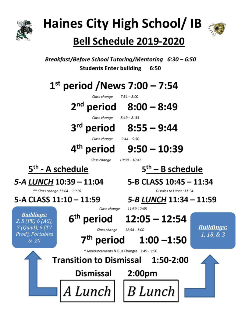 Haines City High School Bell Schedule Calendar For Planning