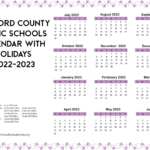 Harford County Public Schools Calendar With Holidays 2022 2023