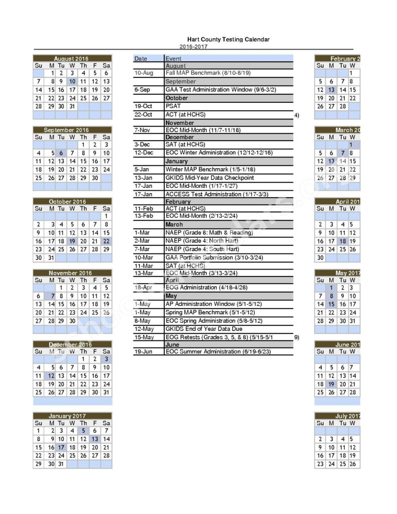 Hart County High School Calendars Hartwell GA