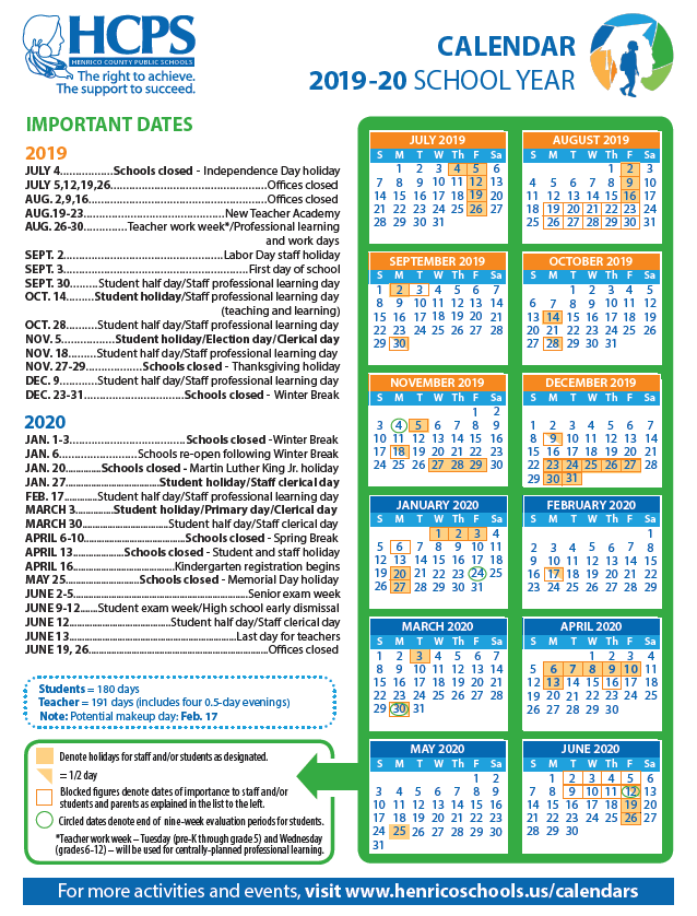 Henrico County Public Schools Calendar 2023 Schoolcalendars