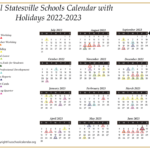 Iredell Statesville Schools Calendar With Holidays 2022 2023