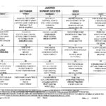 Jasper Senior Center Menu And Activity Calendar Jasper County Daily News