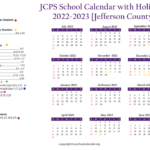 JCPS School Calendar With Holidays 2022 2023 Jefferson County