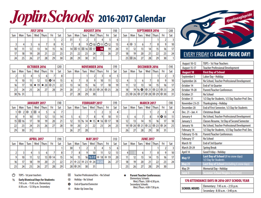 Joplin Schools Calendar Mr Stehm