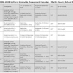 K 12 Board Approved Assessment Calendar Port Salerno Elementary School