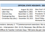 Kalani High School School District Instructional Calendar Hawaii