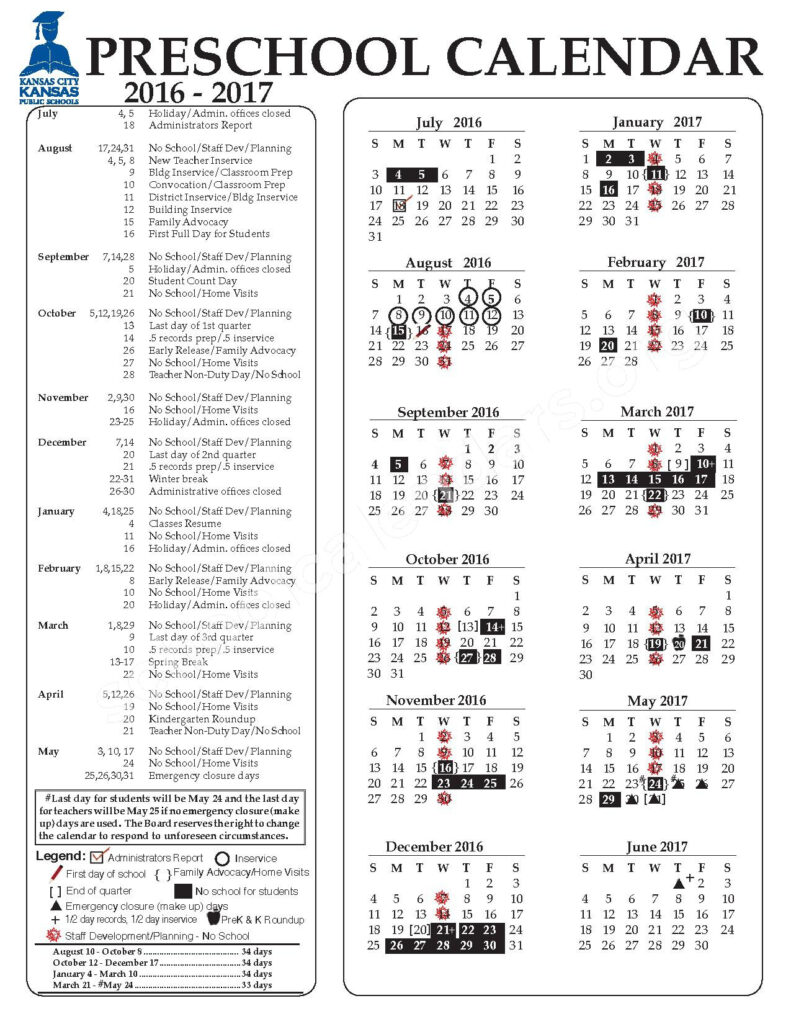 Kansas City Unified School District 500 Calendars Kansas City KS