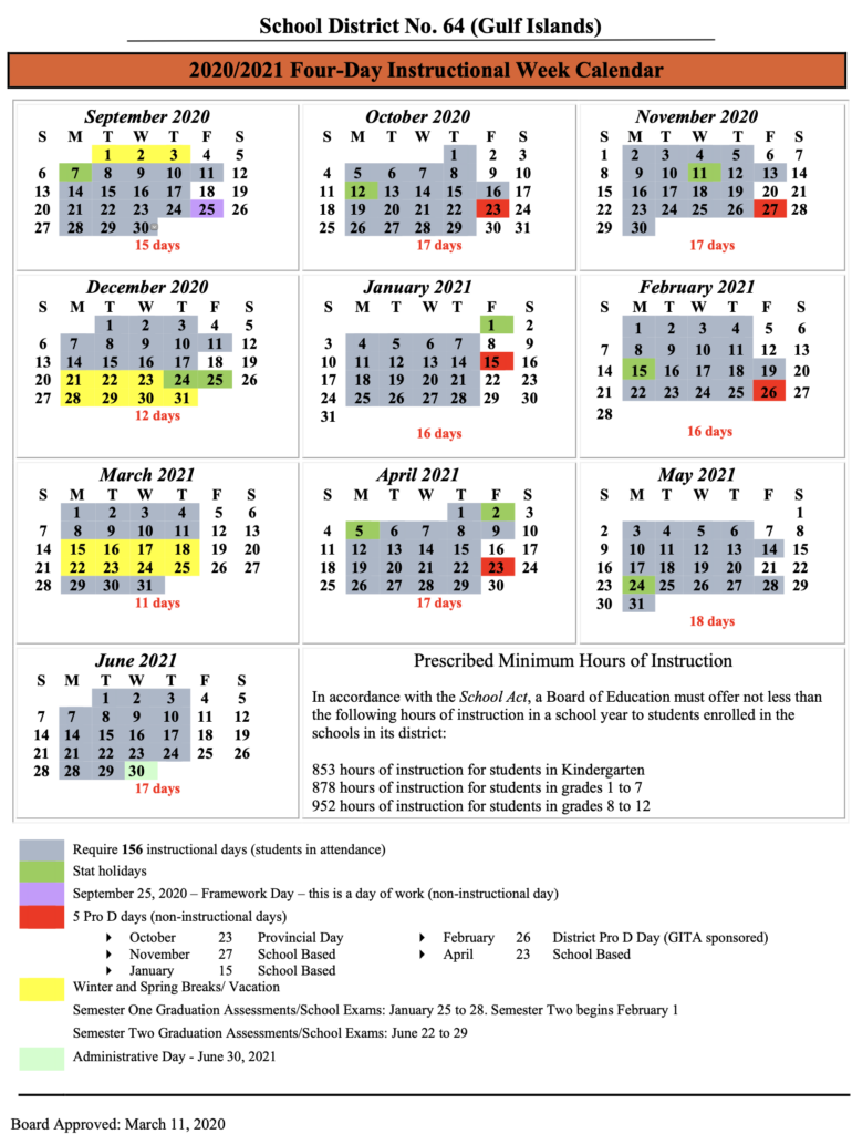 Kimberly School District Calendar 2022 21 2022 Schoolcalendars