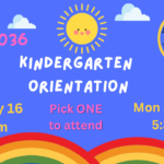 Kindergarten Orientation Overview