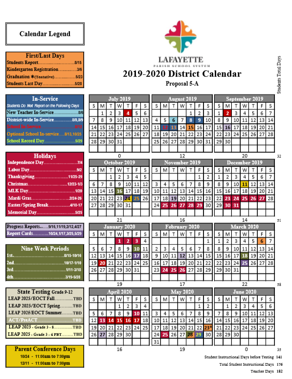 Lafayette Calendar Customize And Print