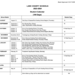 Lake County Schools Calendar Holidays 2023 2024