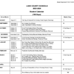 Lake County Schools Calendar Holidays 2023 2024