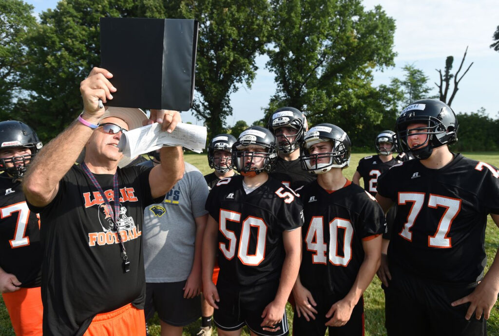 Leslie Football Program Opens Fall Practice Monday Morning Mlive