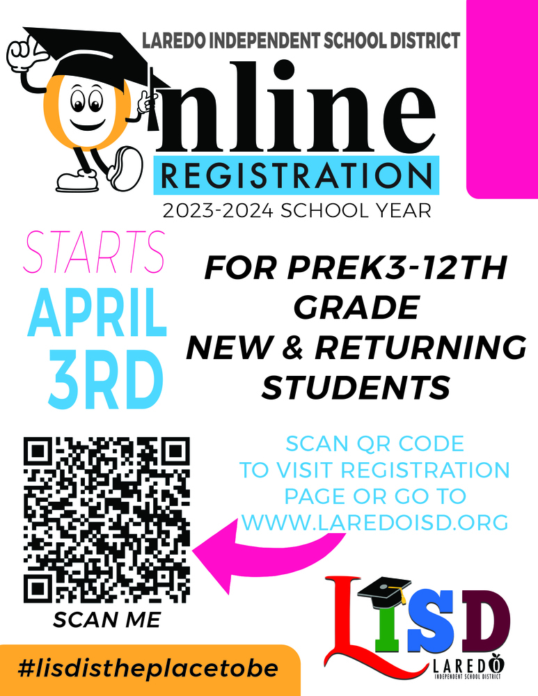 LISD Online Registration For The 2023 2024 School Year Starts Monday 