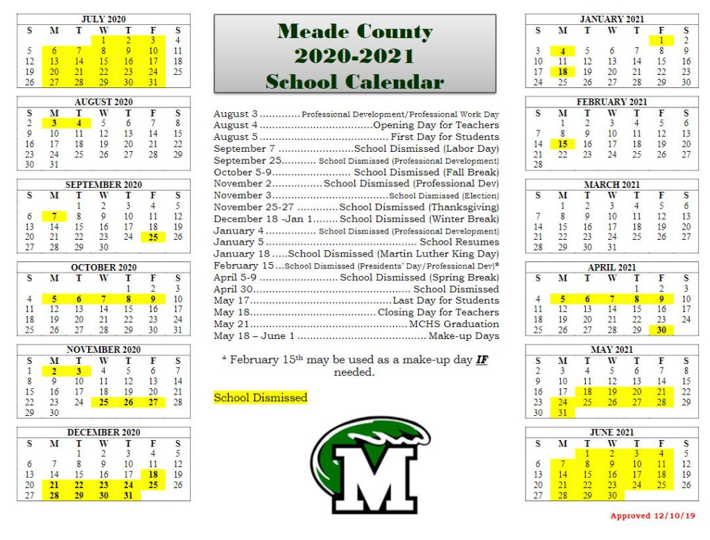 Meade County Schools Calendar 2023 Schoolcalendars