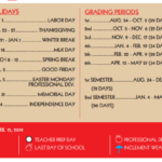 Meadowbrook Elementary School School District Instructional Calendar