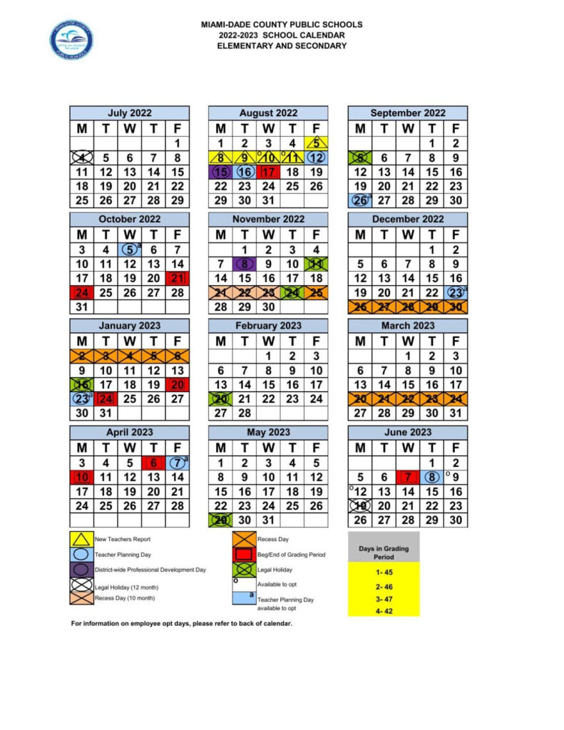 Miami Dade 2023 2023 School Calendar Get Calendar 2023 Update