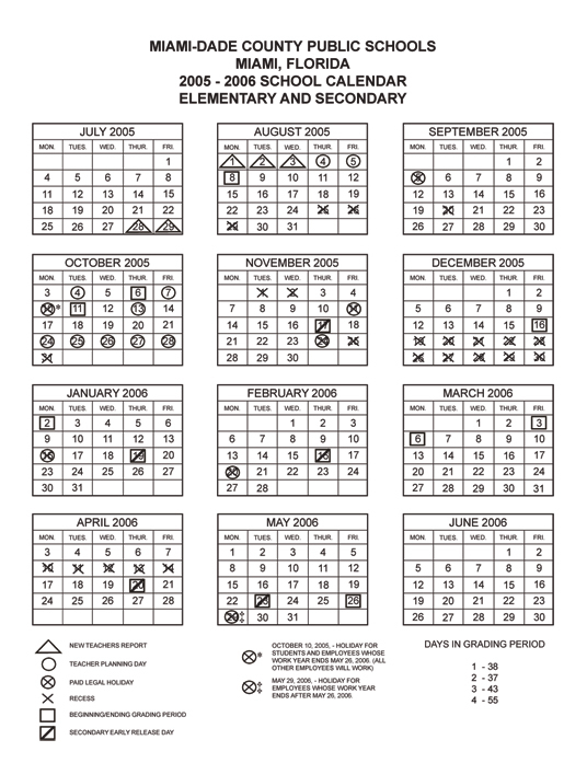 Miami Dade County Public Schools Calendar 2022 23 2023 