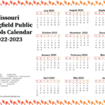 Missouri Springfield Public Schools Calendar 2022 US School Calendar