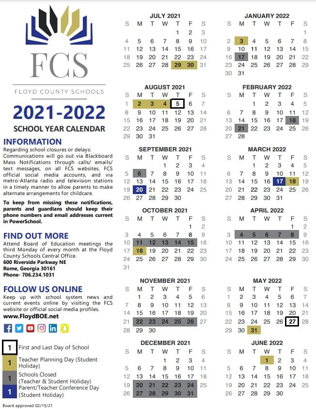 New Albany Floyd County School Calendar 2022 2023 Schoolcalendars