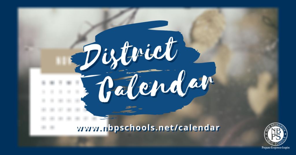 New Brunswick Public Schools District Calendar 