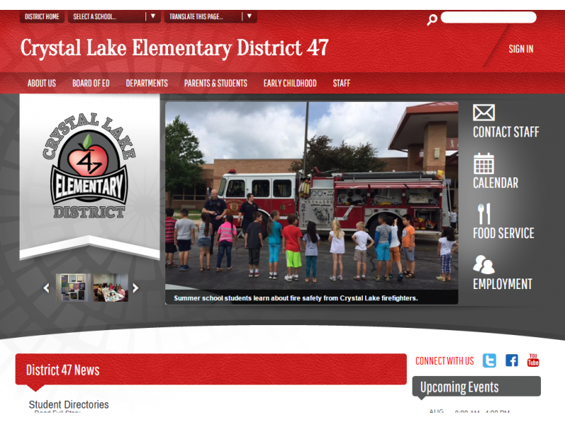 New District 47 Website To Launch August 7 Crystal Lake IL Patch