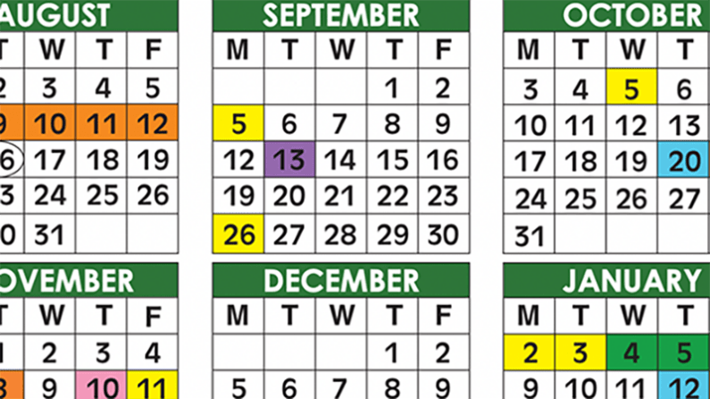 Official 2022 23 Broward County Public Schools Color Calendar Updated 