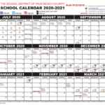 Palm Beach 2020 County Public School Calendar PDF County School