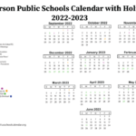 Paterson Public Schools Calendar 2022 US School Calendar