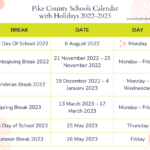Pike County Schools Calendar With Holidays 2023 2024