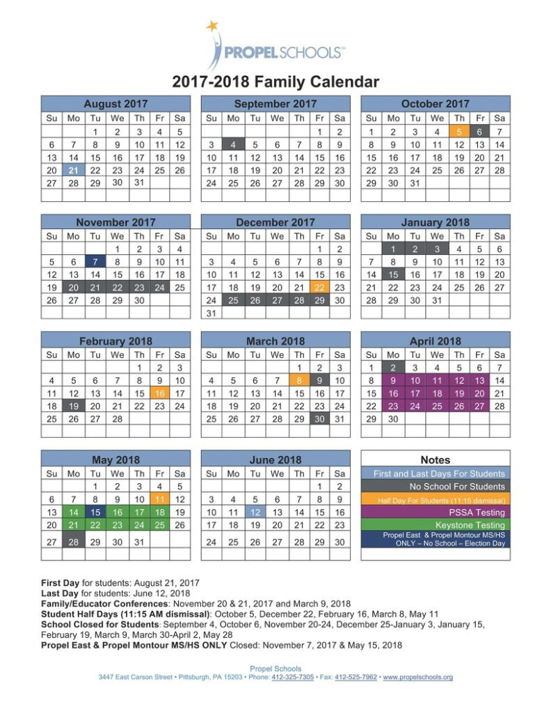 Pittsburgh Public School Calendar Qualads