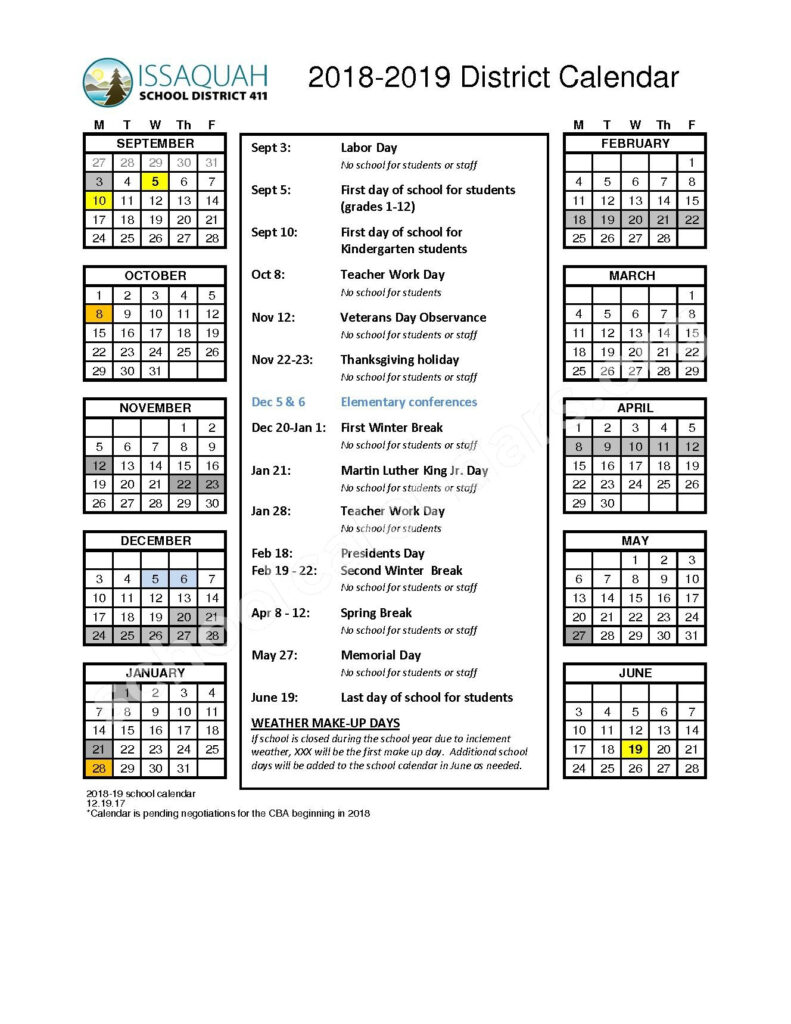 Renton School District Calendar Qualads