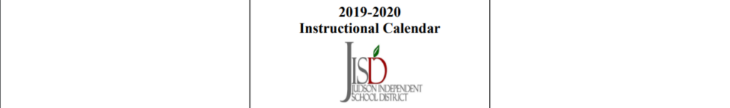 Ricardo Salinas Elementary School District Instructional Calendar 